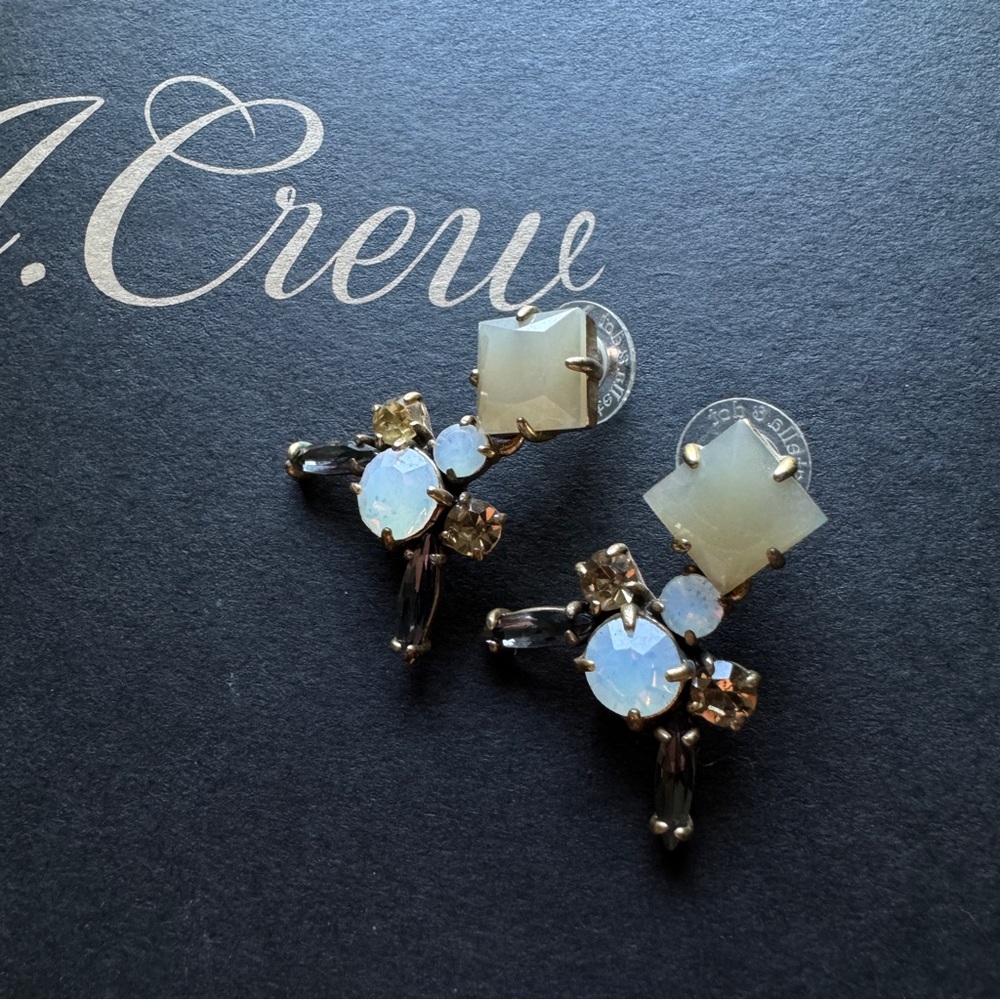 J. Crew Crystal statement earrings - Picture 6 of 6